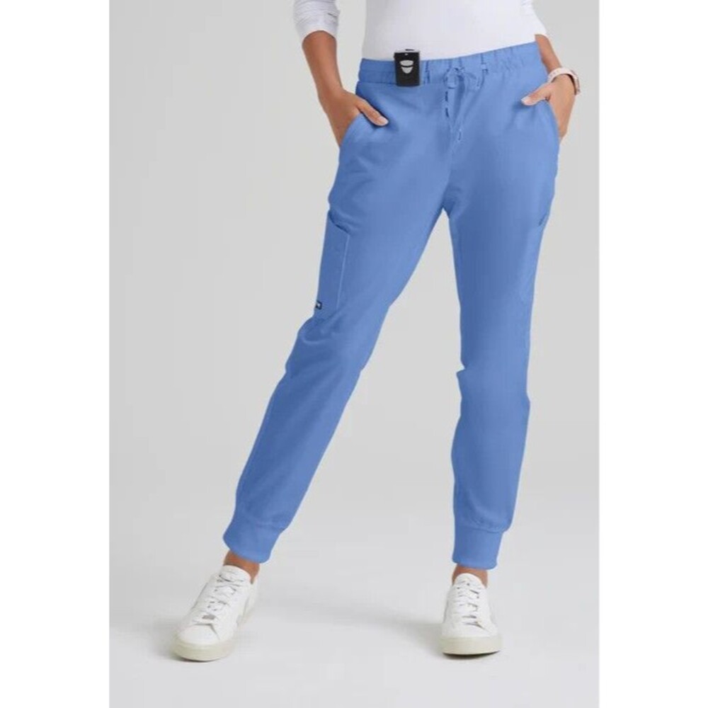 Barco Uniforms Grey's Anatomy Womens Jogger Scrub Pant XL Blue NEW